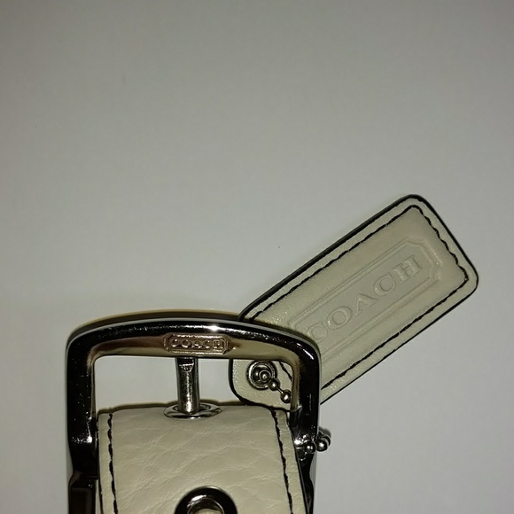 COACH SOHO CREAM LEATHER HANDBAG - Picture 7 of 8